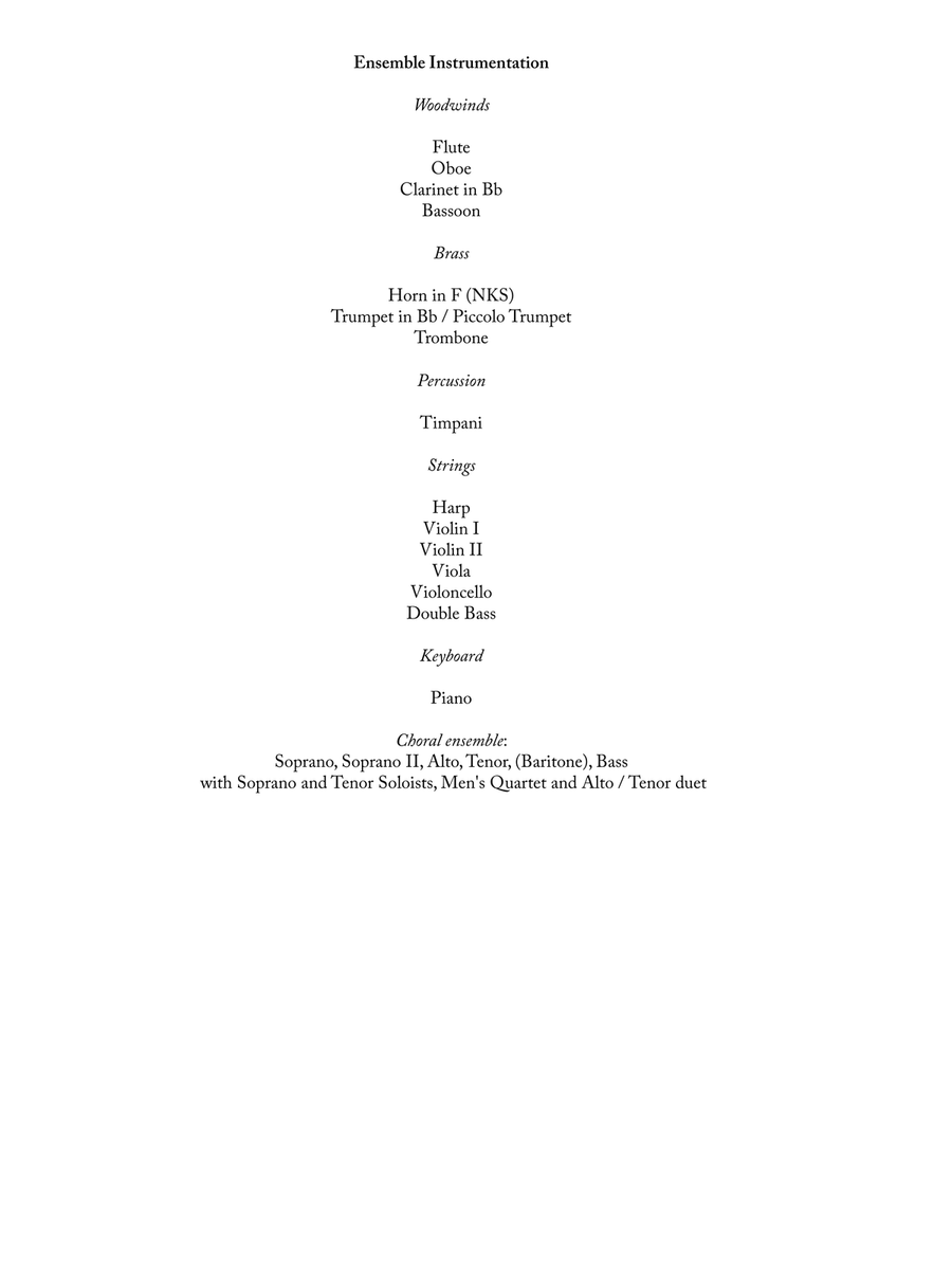 Last Words Orchestra Score and Instrument Parts 4-Part scores gallery preview page 6