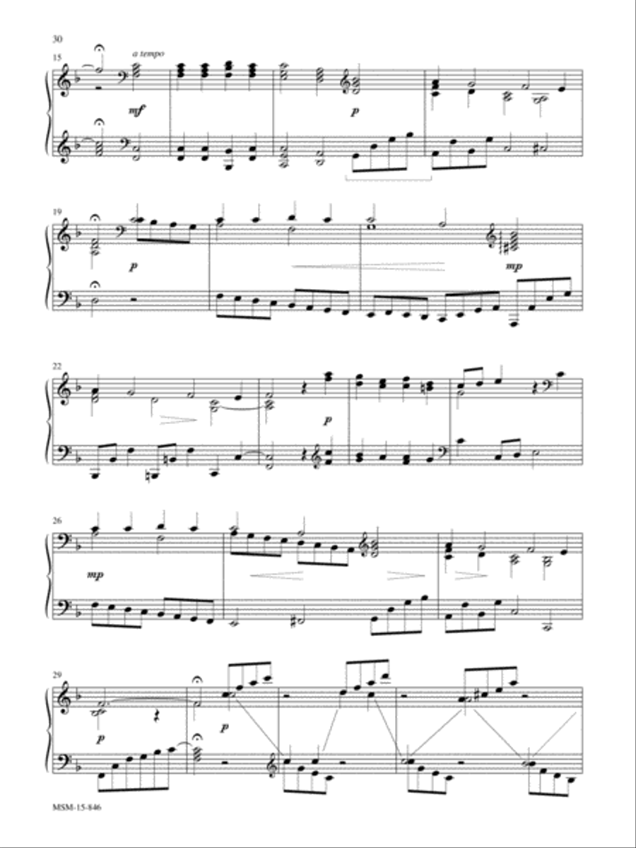 Advent and Christmas Wonder, Set 3 Easy Piano scores gallery preview page 15