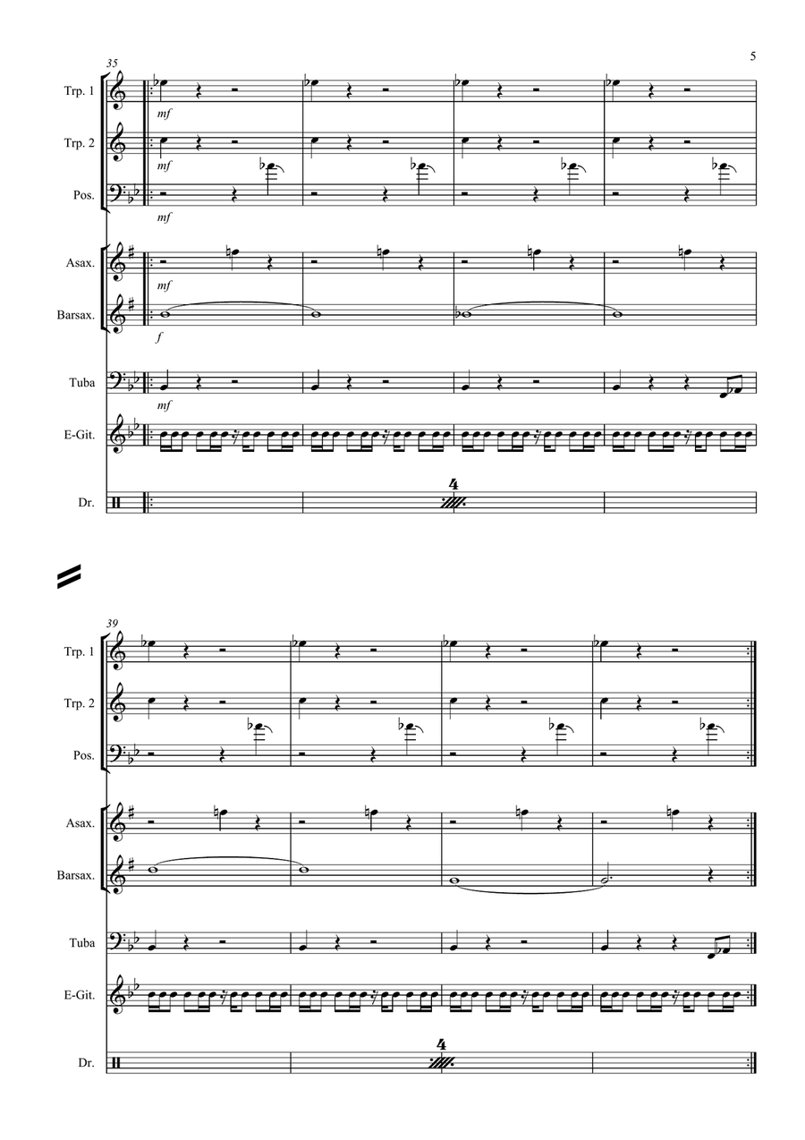 Insomnia Brass Ensemble scores gallery preview page 5