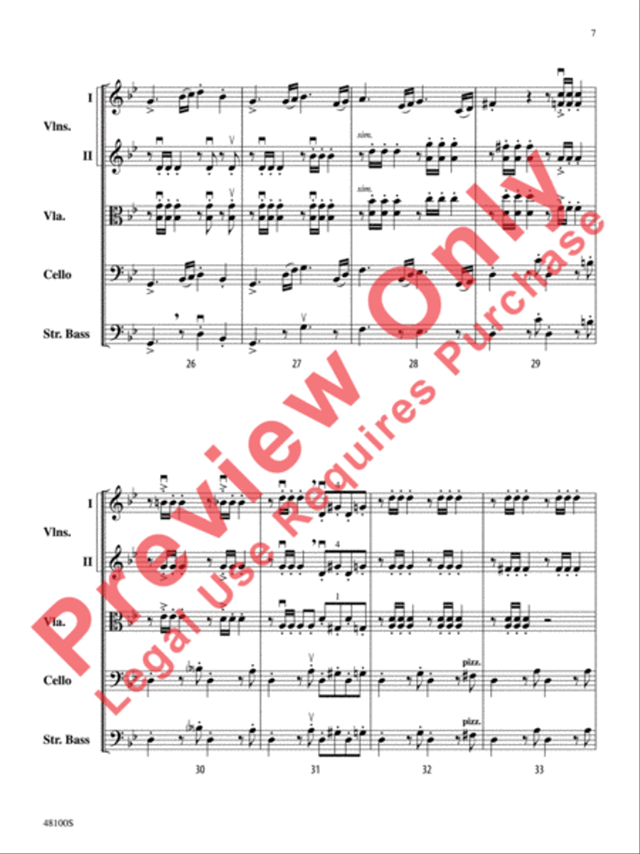 Prelude in G Minor String Orchestra scores gallery preview page 8