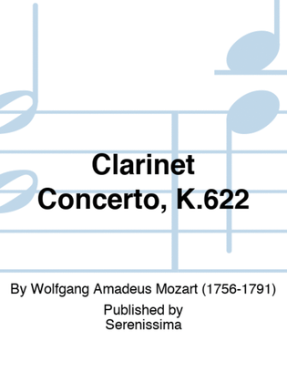 Book cover for Clarinet Concerto, K.622