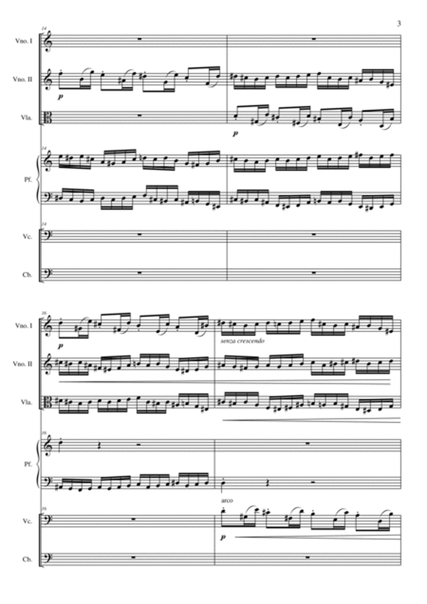 Filiberto PIERAMI: CONCERTO PER PIANOFORTE E ORCHESTRA D’ARCHI Op.41 (ES 536) - Score Only