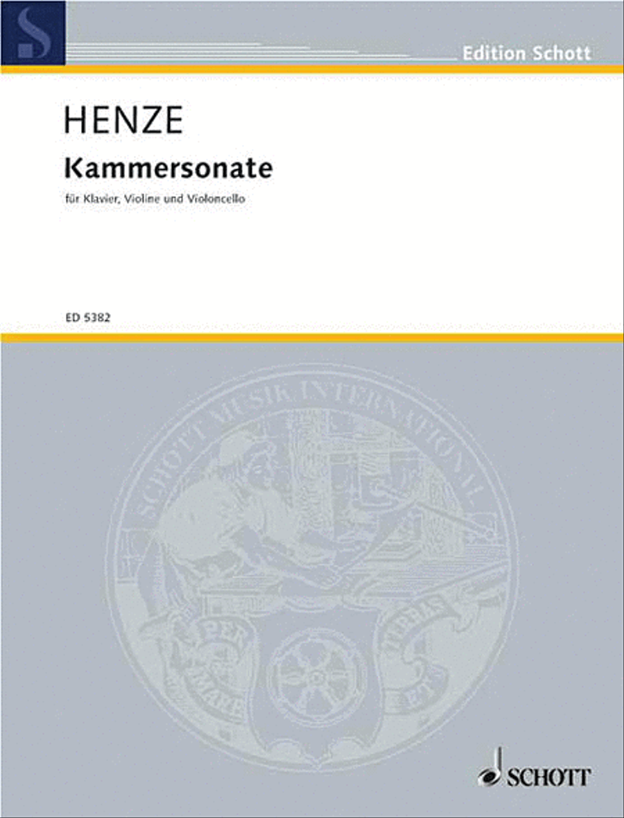 Kammersonate Piano Trio scores gallery preview page 1