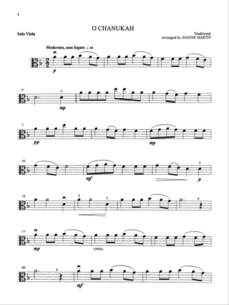More Festive Strings for Solo Instruments Viola Solo scores gallery preview page 10