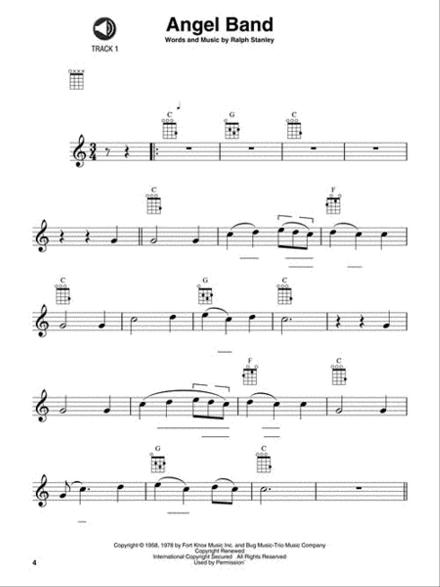 Bluegrass Favorites Bluegrass Favorites Ukulele scores gallery preview page 4