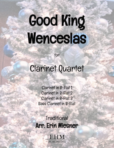 Good King Wenceslas for Clarinet Quartet image number null