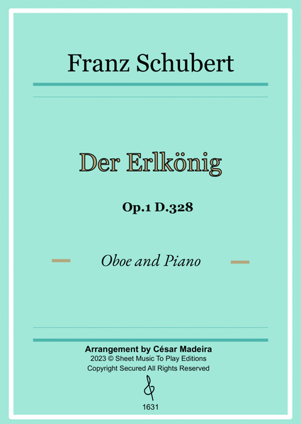 Der Erlkönig by Schubert - Oboe and Piano (Full Score and Parts) image number null