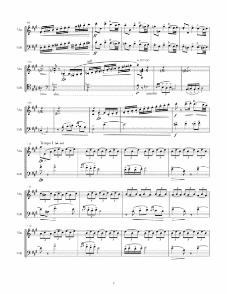 Borodin Nocturne (for Violin/Cello Duo) image number null