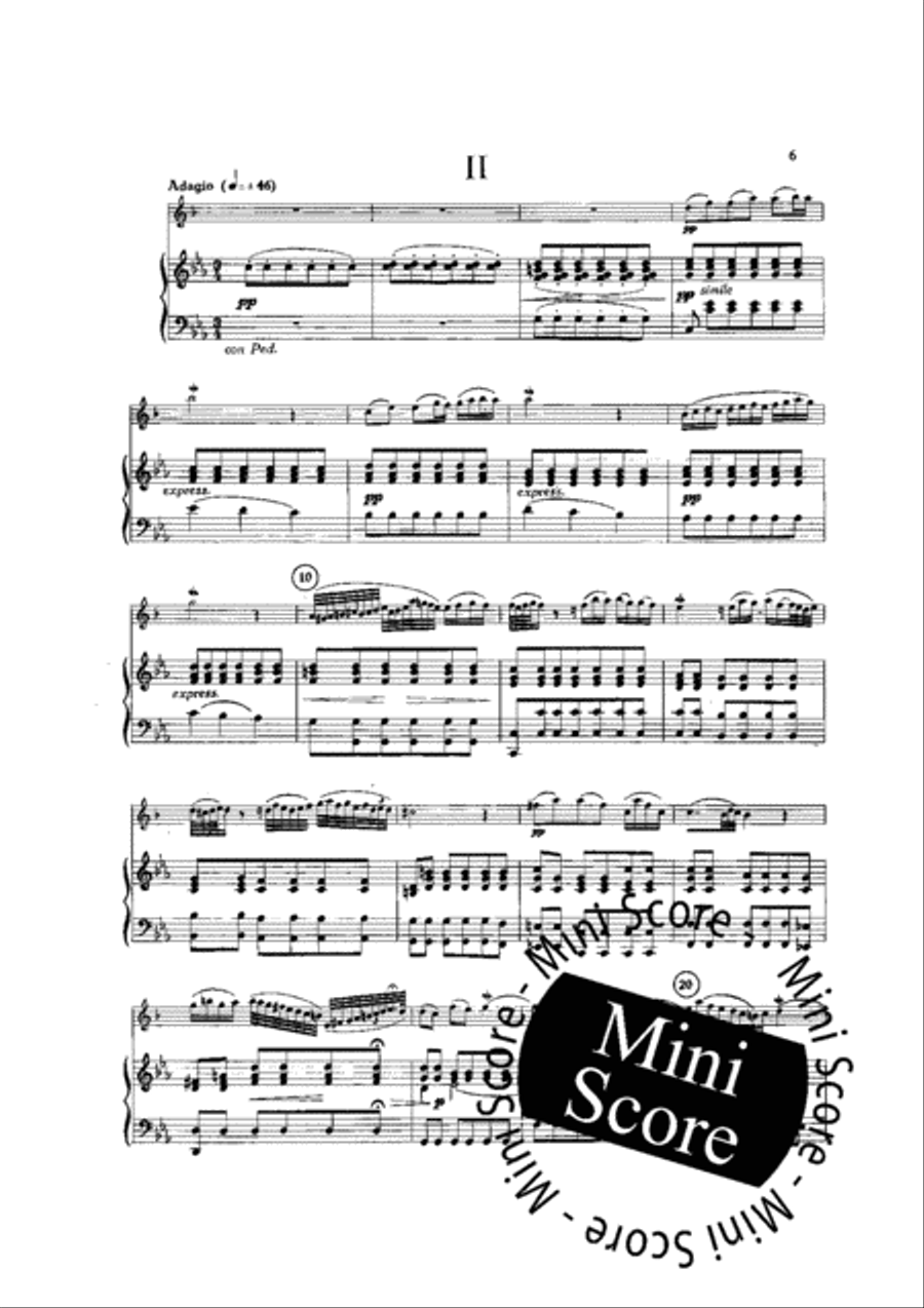 Concert in C-moll Clarinet scores gallery preview page 9