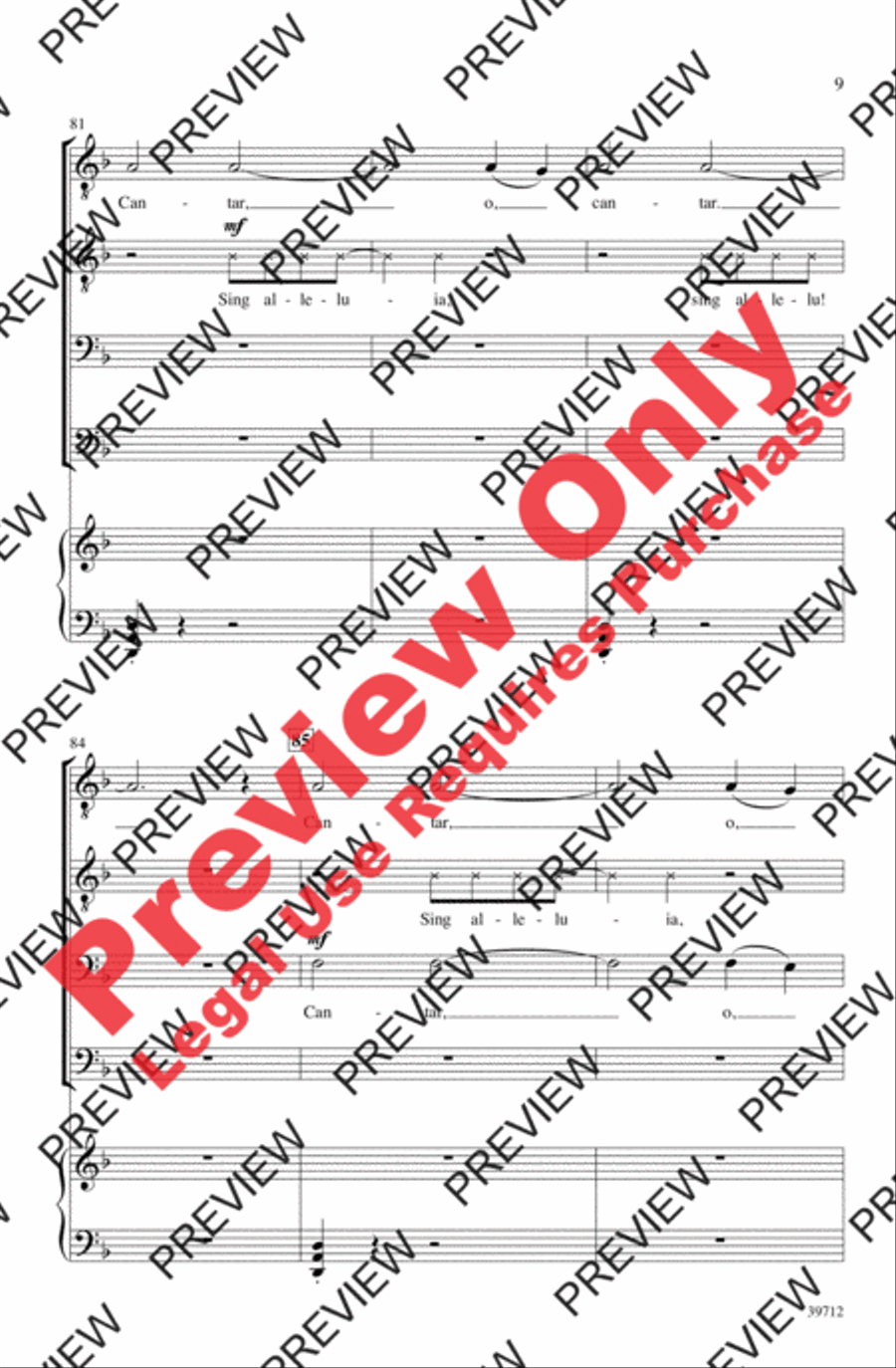 ¡Cantar! (Sing!) ¡Cantar! (Sing!) Men's Choir scores gallery preview page 9