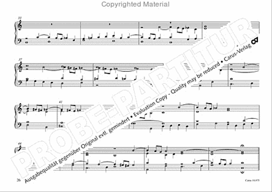 Freiburger Orgelbuch: Stammteil Organ Solo scores gallery preview page 27
