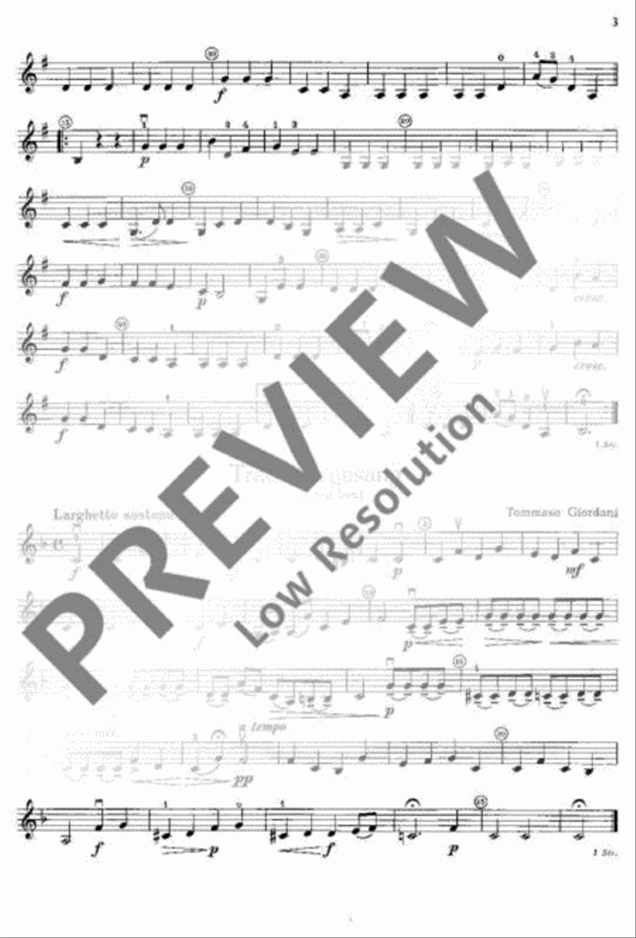Musik zur Feier Violin scores gallery preview page 4