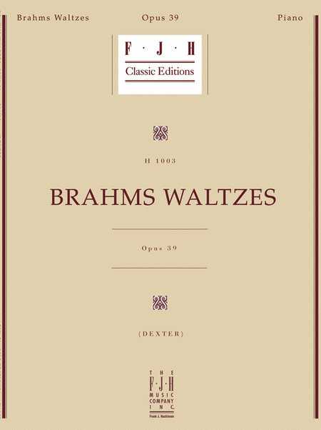 Brahms Waltzes, Op. 39