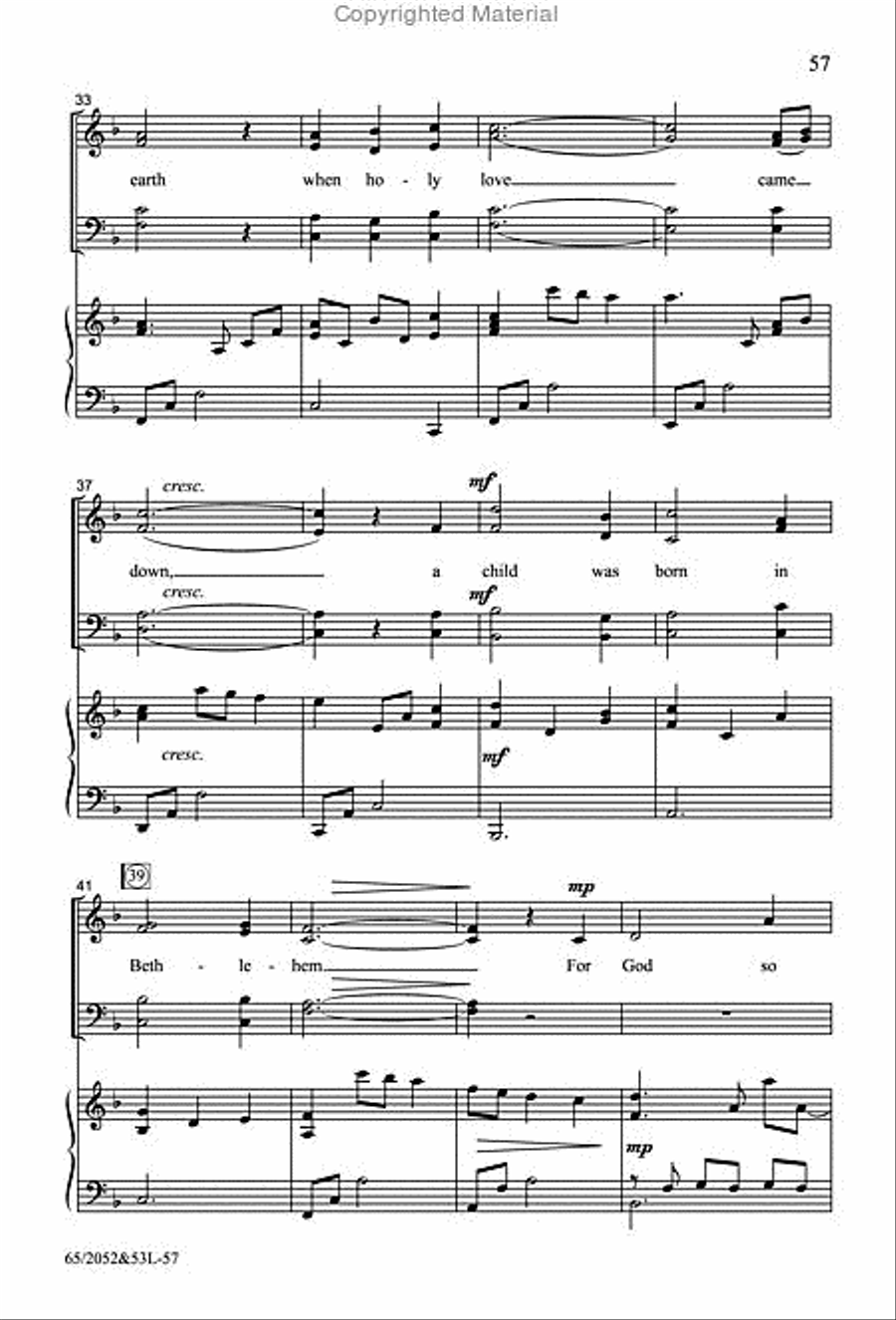 The Heart of Christmas - SATB Score with Performance CD 4-Part scores gallery preview page 15