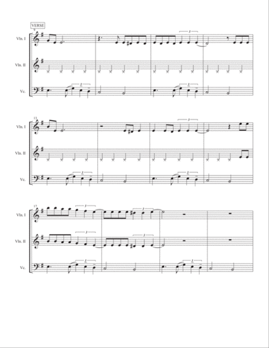 Seven Nation Army String Trio scores gallery preview page 2