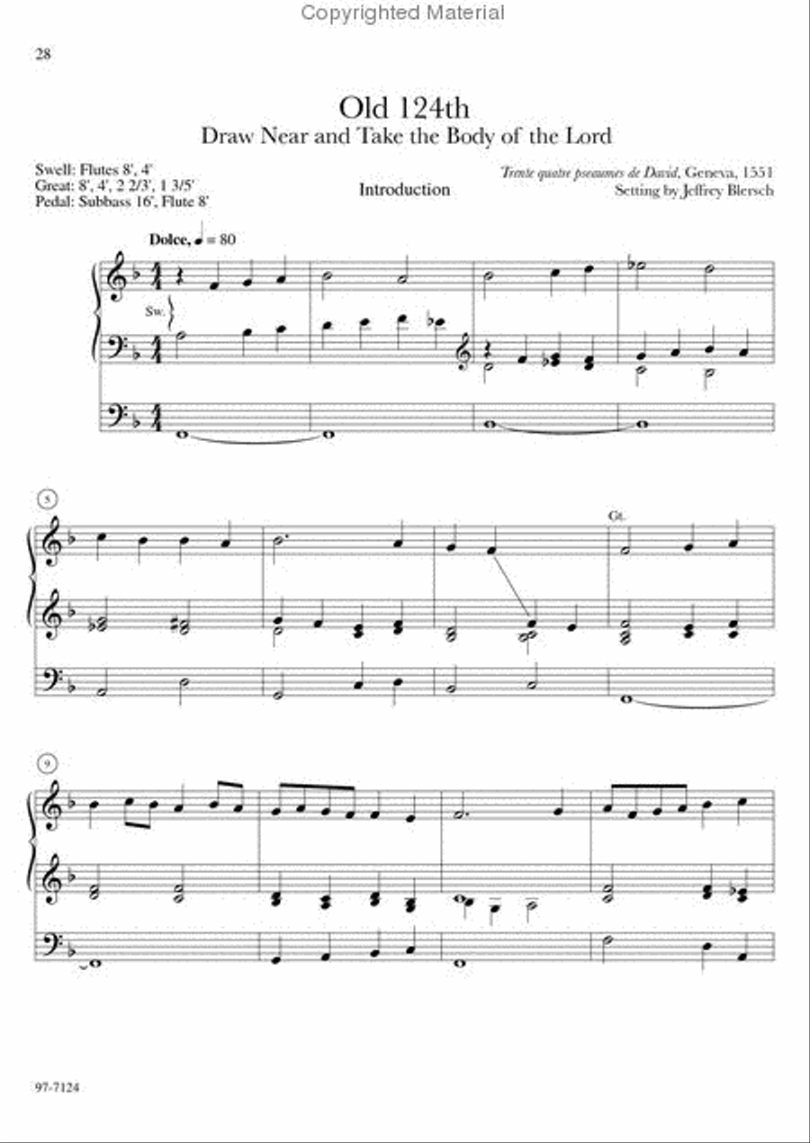 Introductions, Harmonizations, Accompaniments, Interpretations, Vol. 1 Organ scores gallery preview page 7