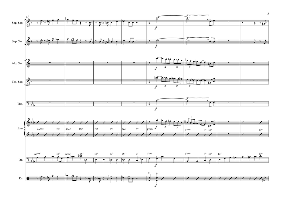Duet - Count Basie Jazz Ensemble scores gallery preview page 3