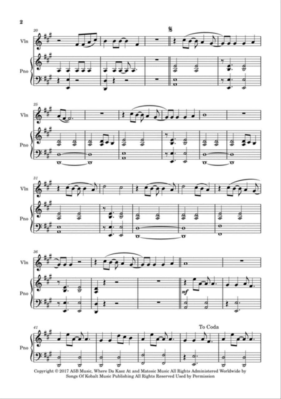 I Like Me Better Violin Solo scores gallery preview page 2