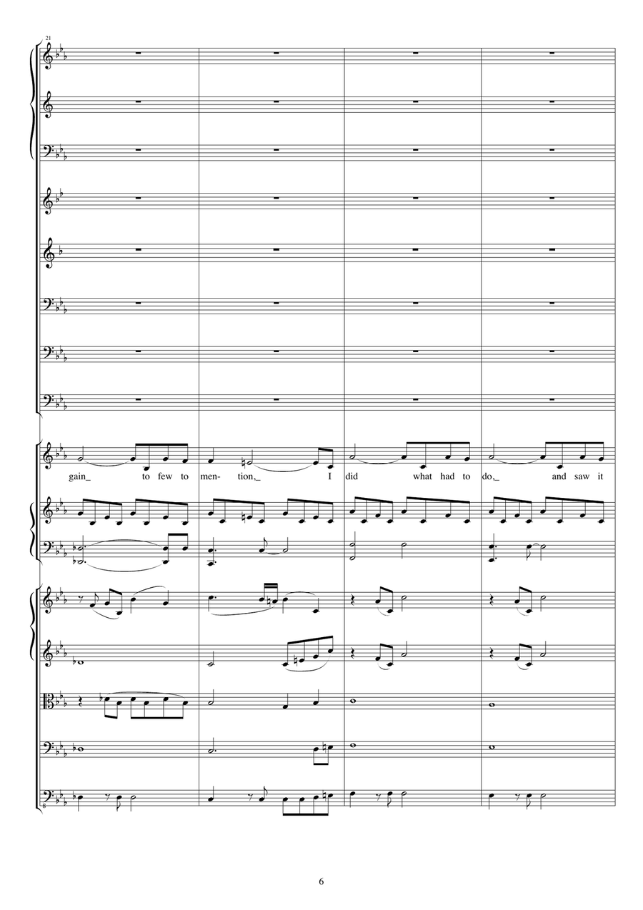 My Way Full Orchestra scores gallery preview page 6