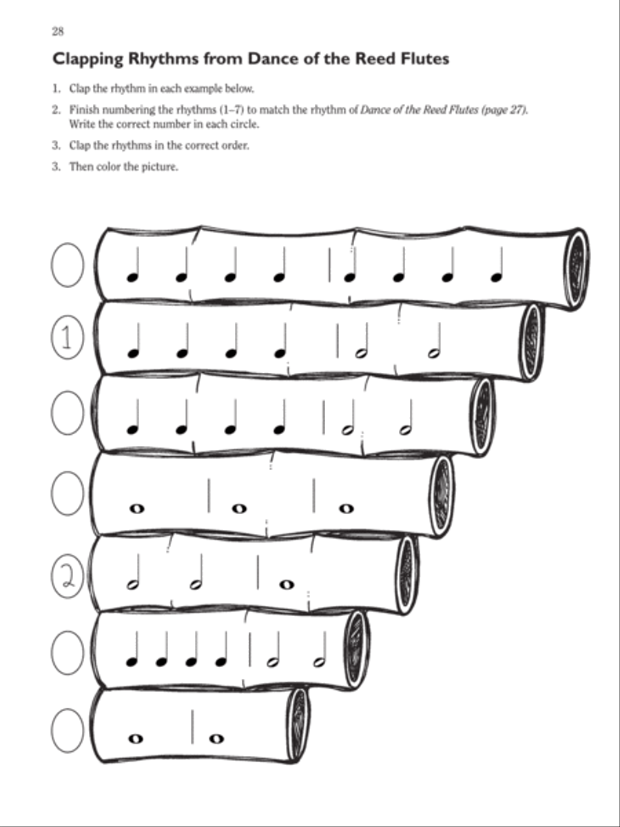 The Nutcracker Activity Book, Book 1 Easy Piano scores gallery preview page 4