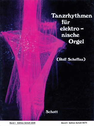 Book cover for Tanzrhythmen fur elektronische Orgel - Band 1