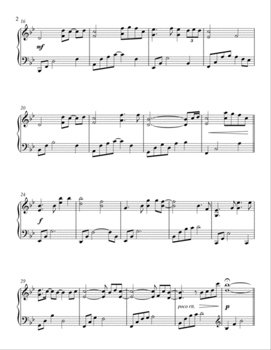 Where Are You Christmas? Piano Solo scores gallery preview page 3