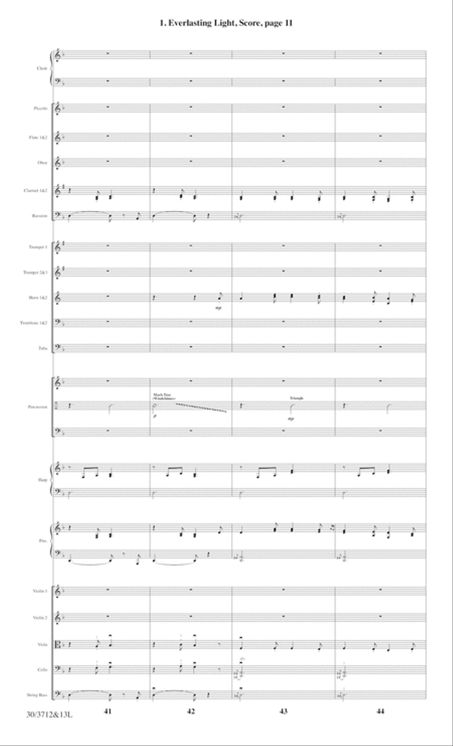 Everlasting Light - Full Score (Digital Download) Choir scores gallery preview page 13