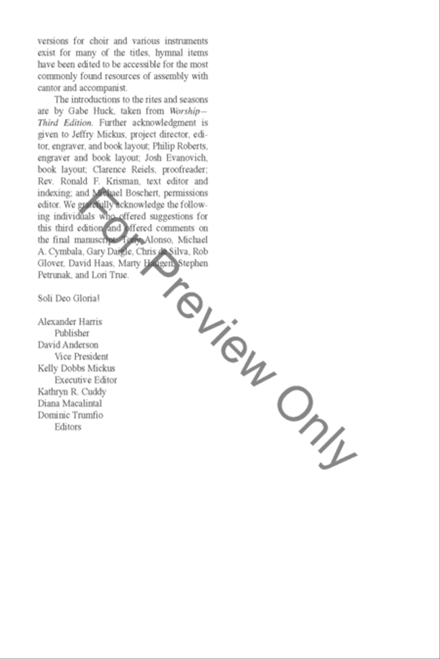 Gather, Third Edition - Pew without Readings Choir scores gallery preview page 5