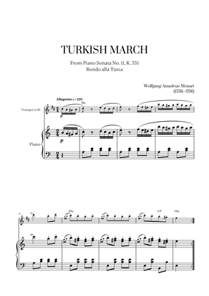 W. A. Mozart - Turkish March (Alla Turca) for Trumpet in Bb and Piano