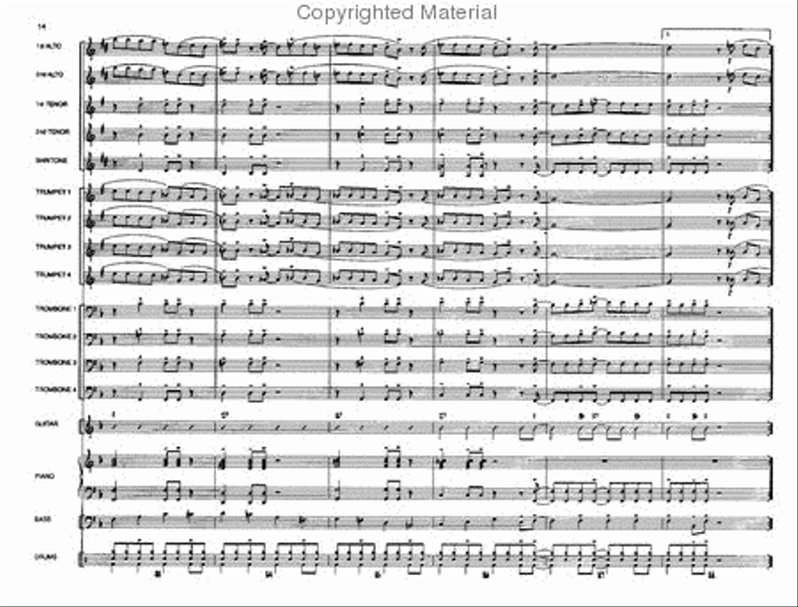 Ja-Da Jazz Ensemble scores gallery preview page 14