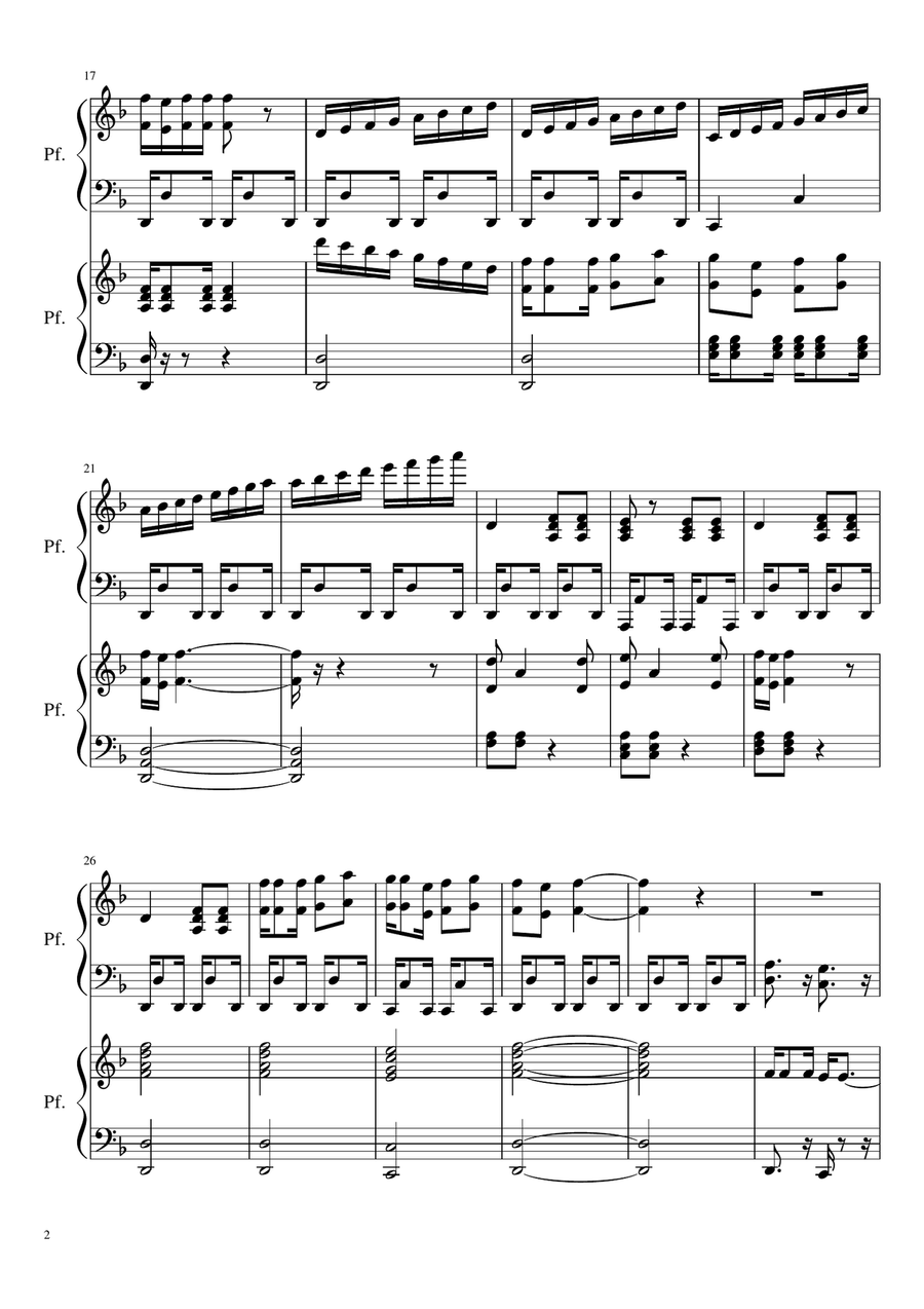 La Isla Bonita Piano scores gallery preview page 2