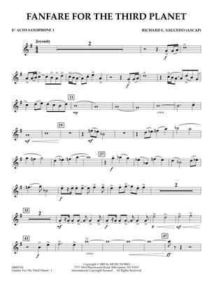 Fanfare for the Third Planet - Eb Alto Saxophone 1