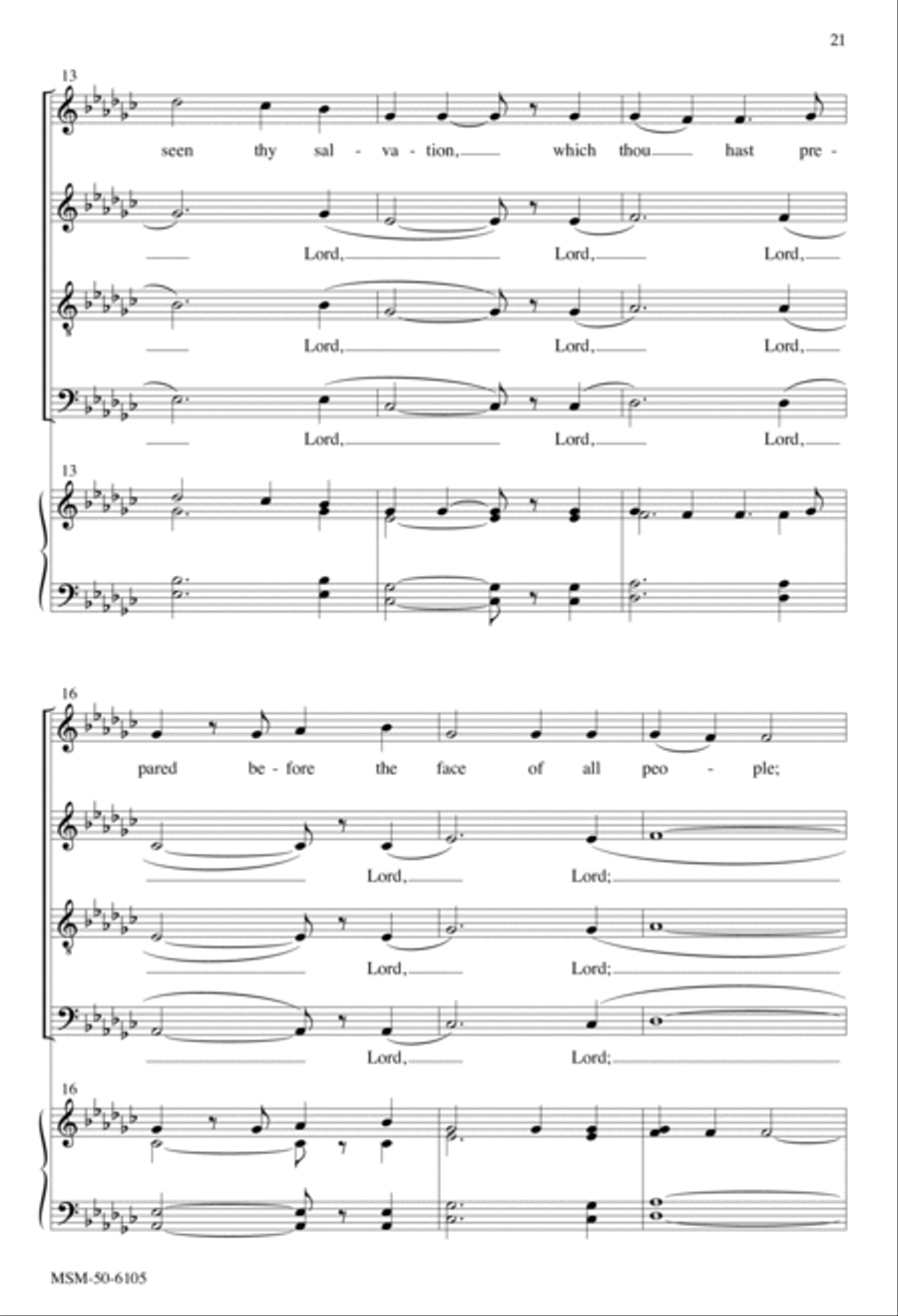 Truro Evening Canticles Truro Evening Canticles 4-Part scores gallery preview page 8