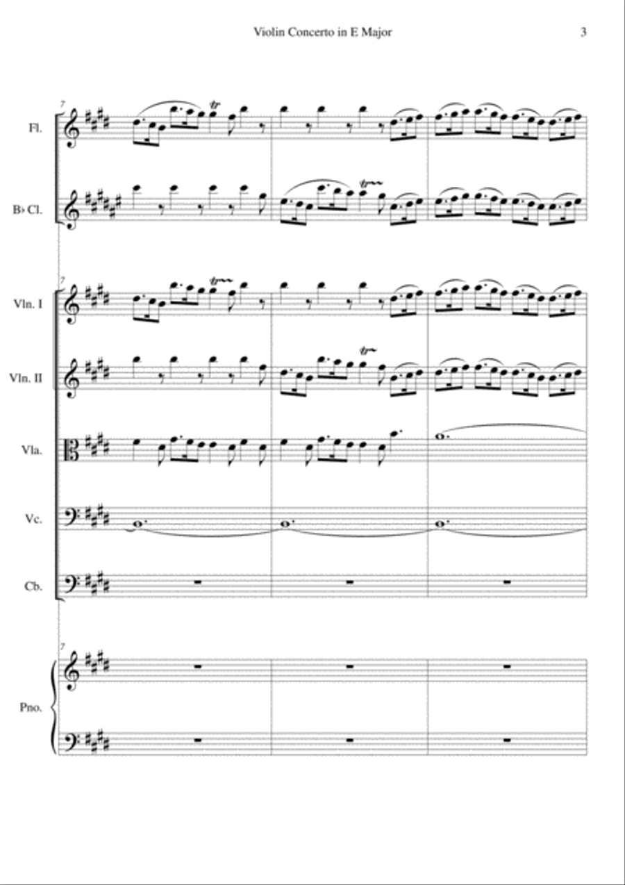 The Four Seasons - Spring 3rd Movement Orchestra scores gallery preview page 3