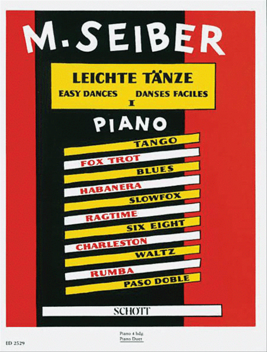 Easy Dances 1 Piano, 4-Hands scores gallery preview page 1