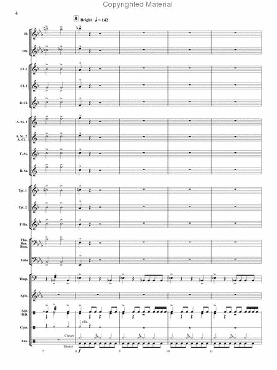 Spania Concert Band scores gallery preview page 3