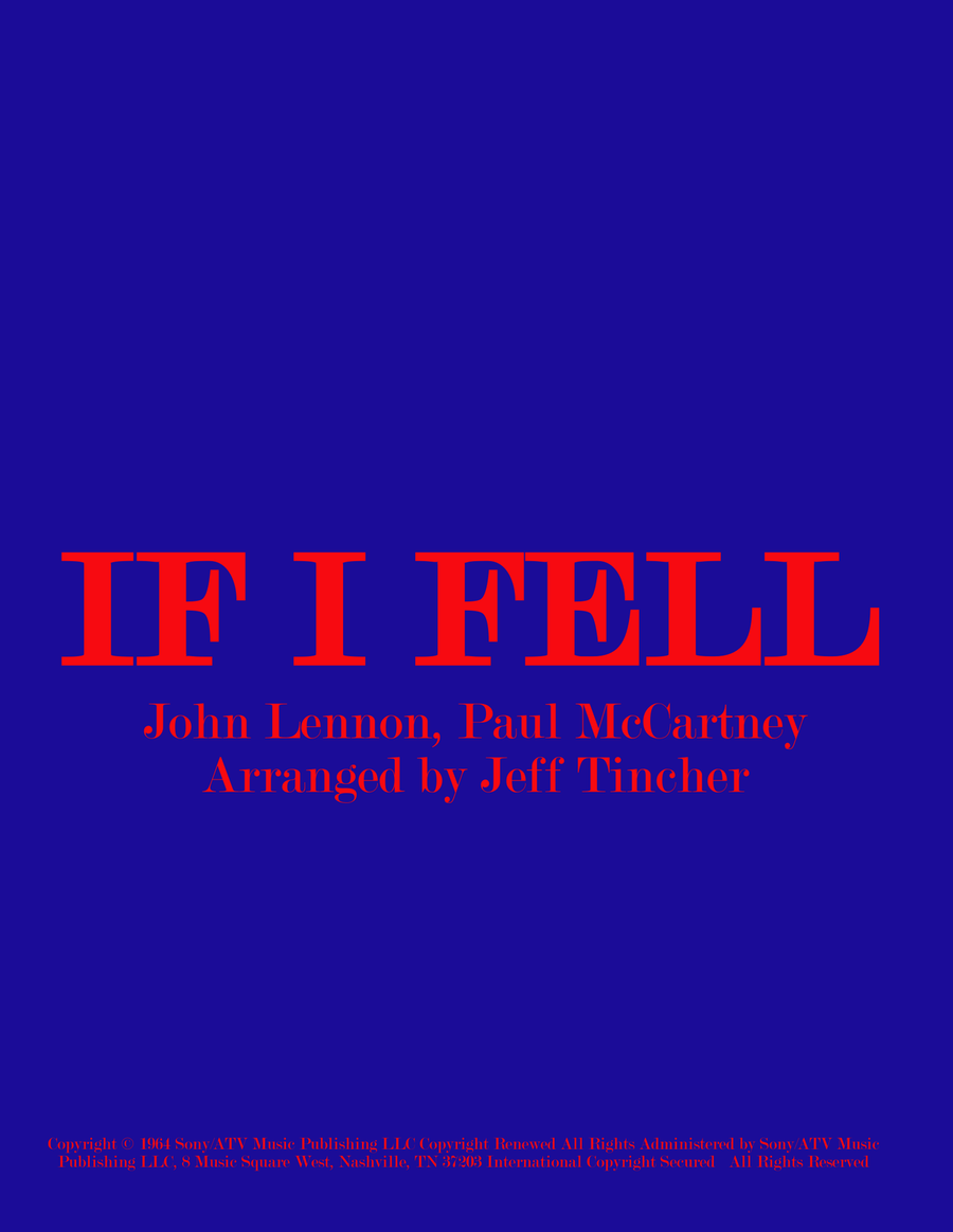 If I Fell Voice scores gallery preview page 1