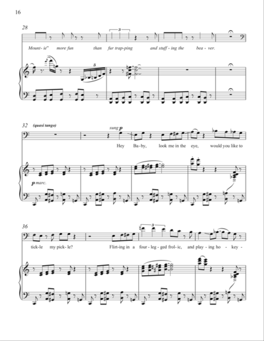 Hanky-panky High Voice scores gallery preview page 4