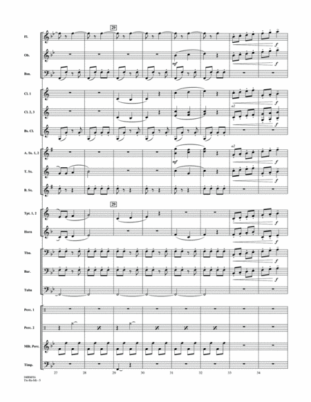 Do-Re-Mi (from The Sound of Music) - Conductor Score (Full Score)