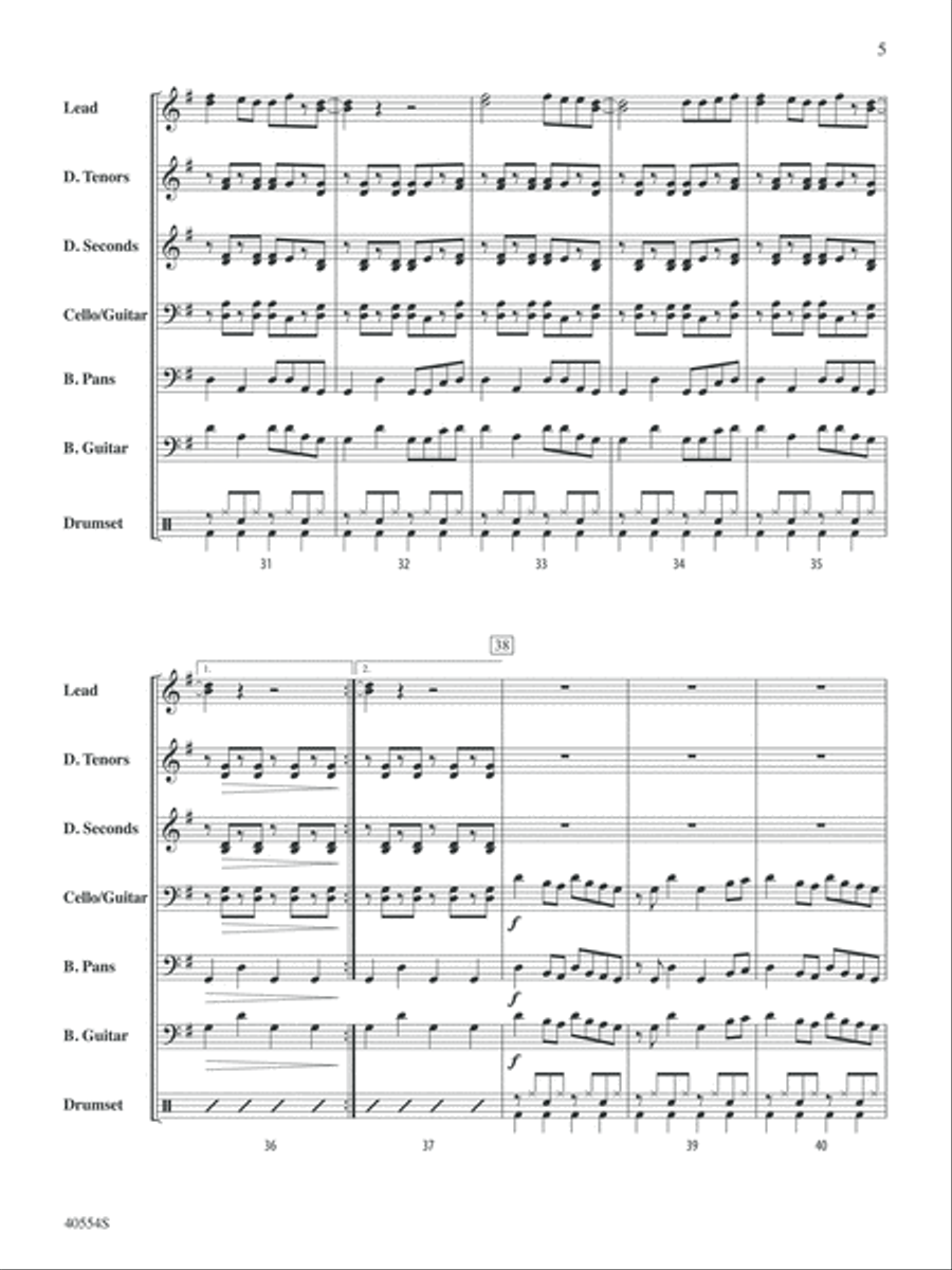 Bang the Drum All Day: Score Percussion scores gallery preview page 5