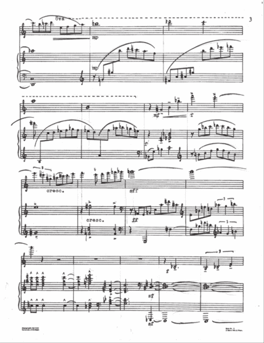 [Bassett] Sonata for Violin and Piano Violin Solo scores gallery preview page 5