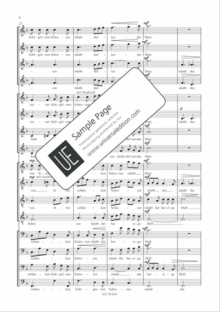 Im Sommerwind Im Sommerwind 4-Part scores gallery preview page 6