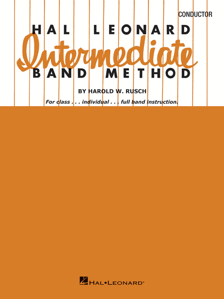 Hal Leonard Intermediate Band Method - Conductor