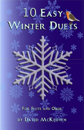 Book cover for 10 Easy Winter Duets for Flute and Oboe