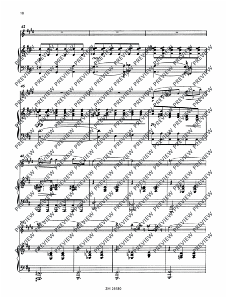 Sonata G minor ”Arpeggione Clarinet Solo scores gallery preview page 19