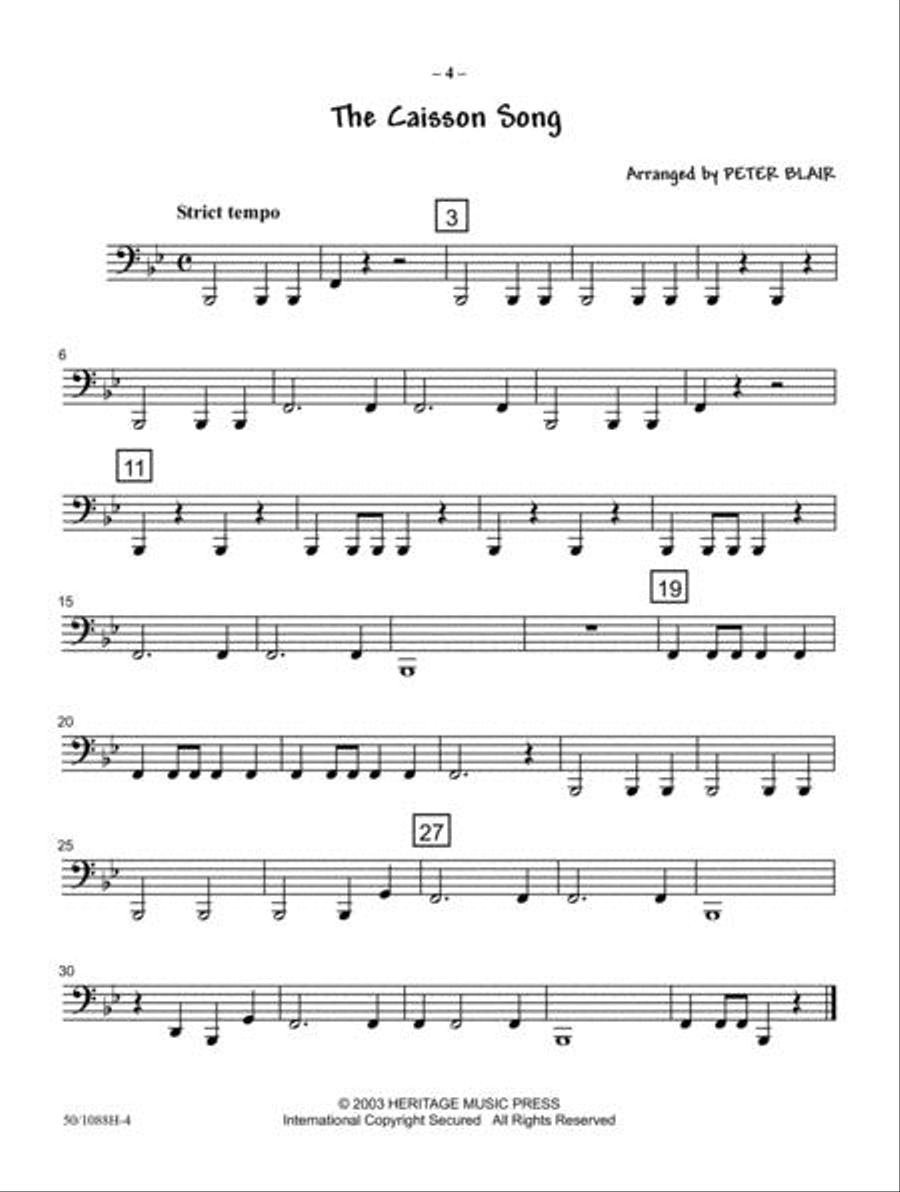 JumpStart First Concert Tuba Concert Band scores gallery preview page 3