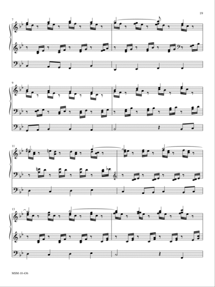 Toccata on The Day of Ressurrection/Let Zion in Her Beauty Rise Organ scores gallery preview page 2