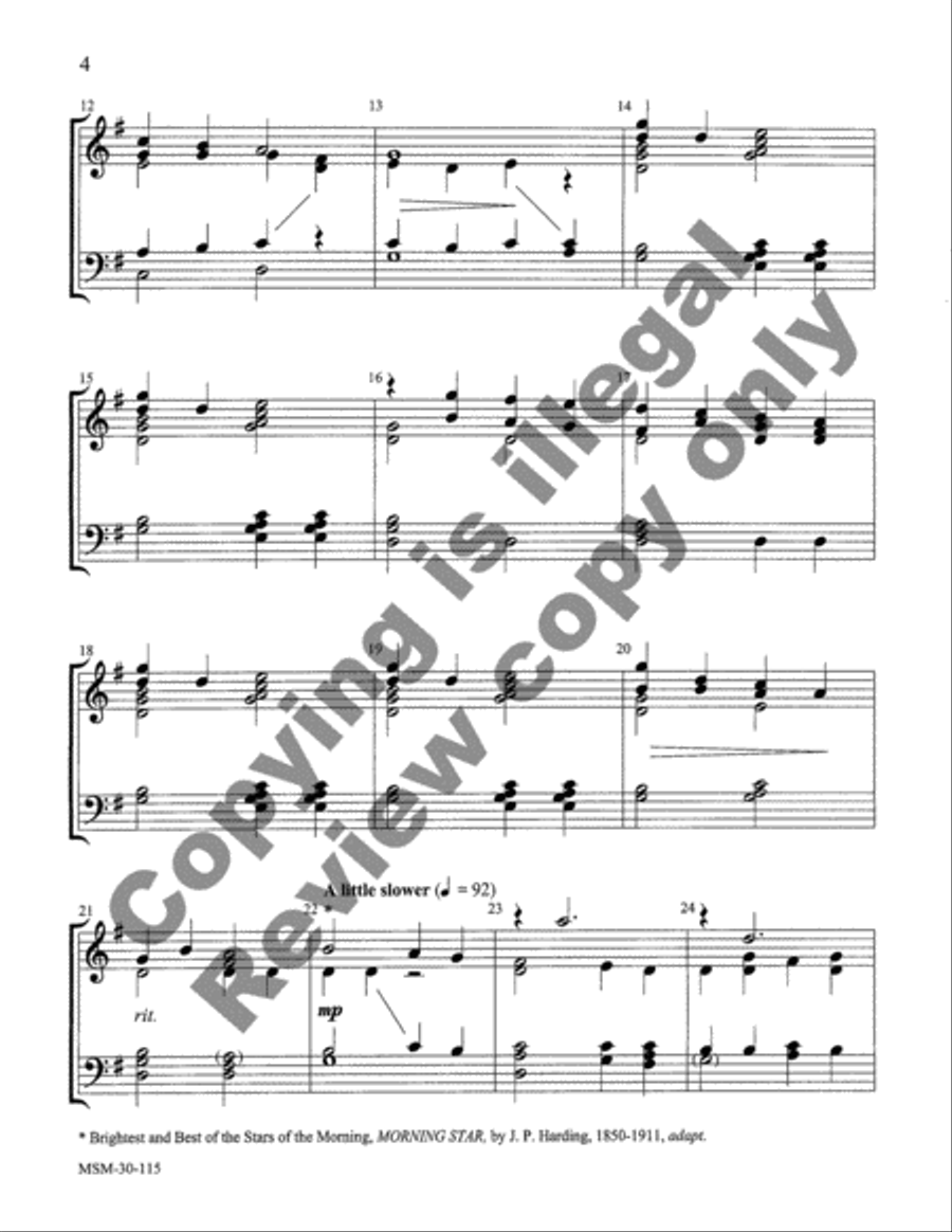 The Star Medley The Star Medley Handbell Choir scores gallery preview page 8