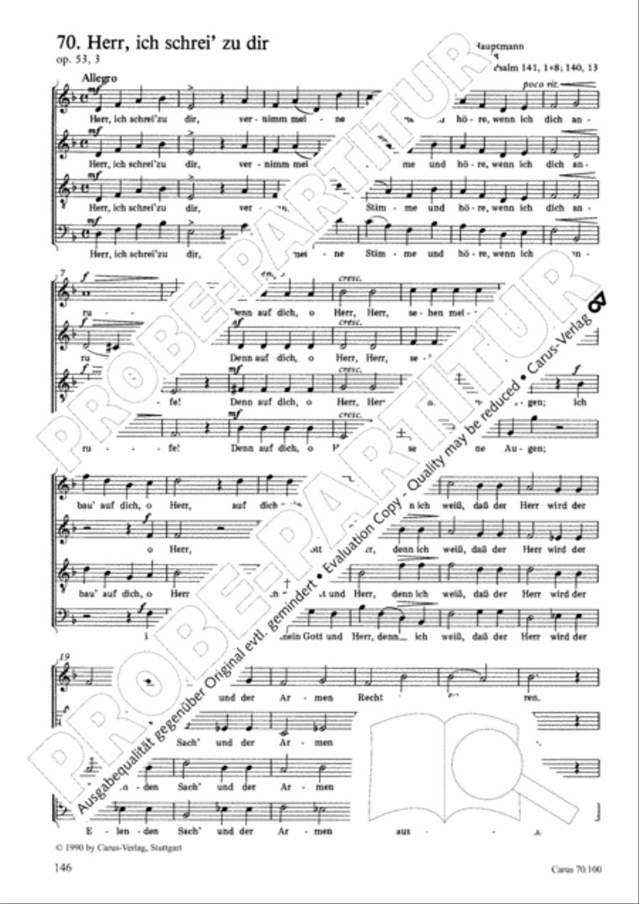 Geistliches Chorbuch der Romantik Choir scores gallery preview page 147