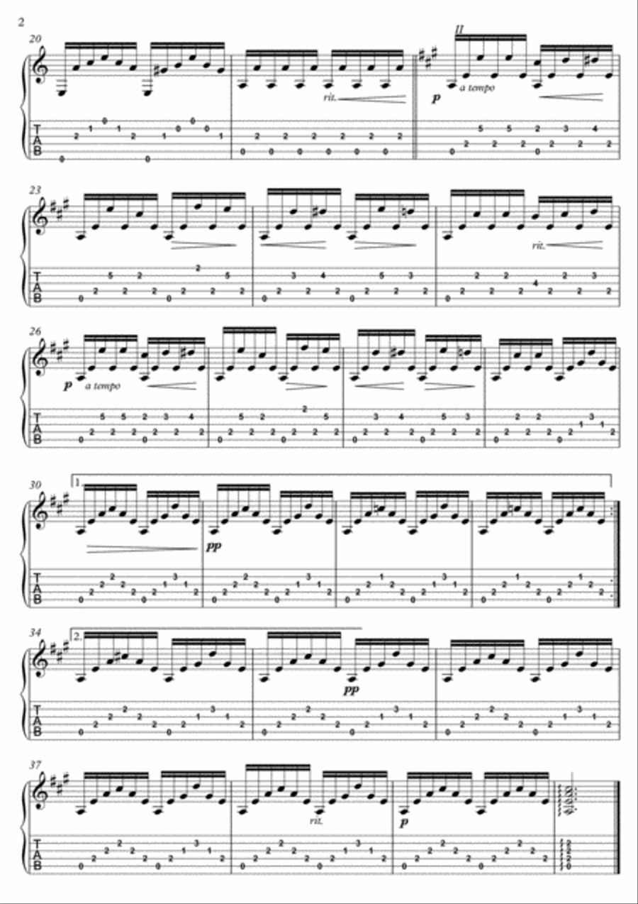 Violin Guitar duets by Bergmiller String Duet scores gallery preview page 6